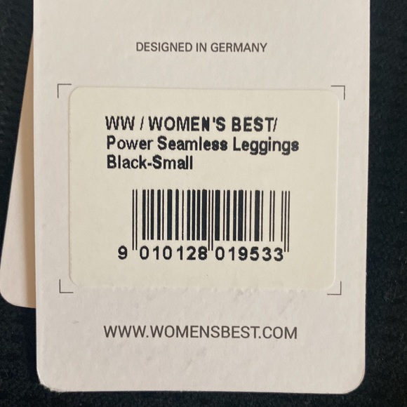 Women’s Best Power Seamless Leggings Black - small NEW - Picture 4 of 4